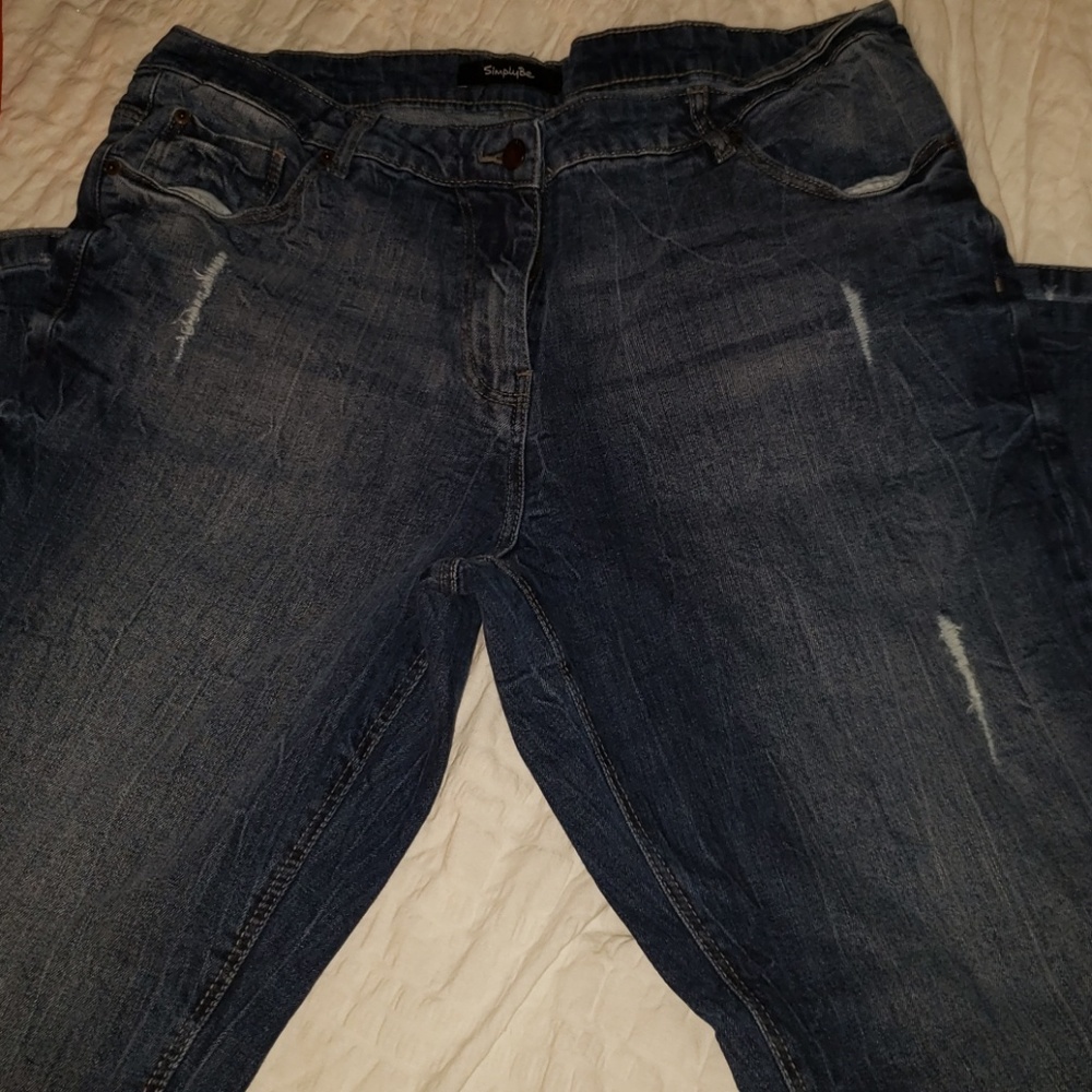 Simply be mid wash Jean's skinny